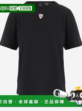 PINKO 女士T恤 105665A2IBZ99 AW2025 黑色 圆领 T 恤短袖女装