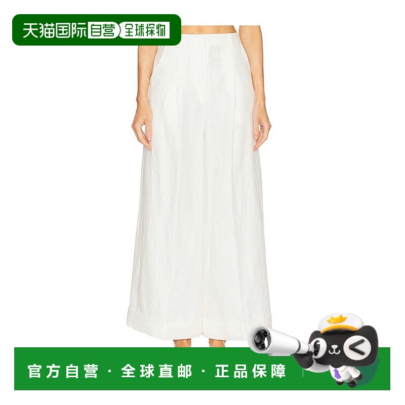 1h可退 潮奢 FAITHFULL THE BRAND 女士 Clove 裤子 FF3367WHT