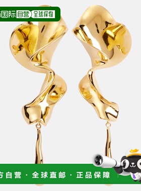 1h可退 潮奢 KHAITE 女士 Tidal 镀金耳环 metal金属色 舒适时尚