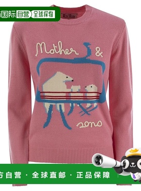 1h可退 潮奢 Mc2 Saint Barth 女士 Bears 嵌花針織圓領毛衣 QUE0