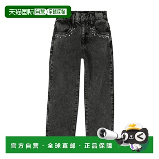 MARC JACOBS 女童长裤 W60594Z11 AW2025 黑色 Decorated Jeans