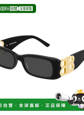 BALENCIAGA 女士太阳镜 BB0096S001 SS2025 黑色 Sunglasses
