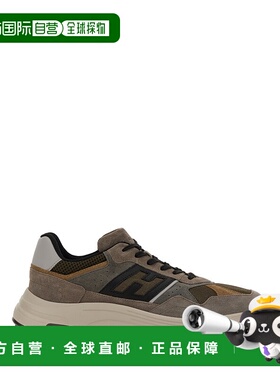 HOGAN 男士运动鞋 HXM5630FK70P2A02PY SS2025 黑色老爹鞋