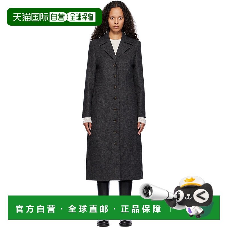 1h可退 潮奢 THE GARMENT 女士 灰色 Manhattan Fitted 大衣 1856