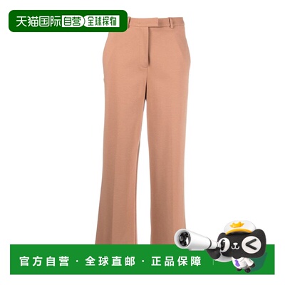PINKO 女士休闲裤 100255A15MC96 AW2023 棕色 `pei` pants西装裤