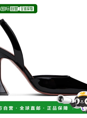 1h可退 潮奢 Amina Muaddi 女士 黑色 Holli Sling 高跟鞋 HOLLIS