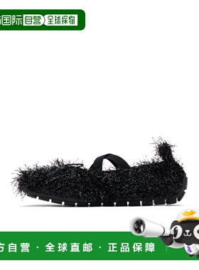 SIMONE ROCHA 女士凉鞋 BPT30803 SS2025 黑色 Tinsel Grip芭蕾鞋