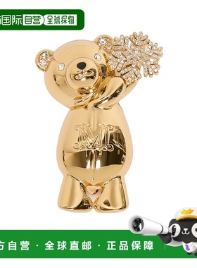 MAX MARA 女士项链 4756025206001 AW2025 金色 泰迪熊胸针