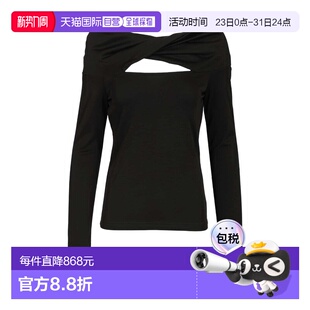 1941026806006 女士T恤 SS2026 黑色女装 上衣 MAX 露肩长袖 MARA