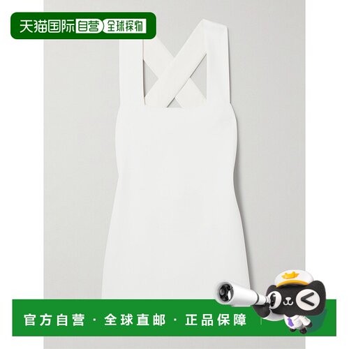 1h可退 潮奢 KHAITE 女士 Mella 缎面绉纱迷你连衣裙 55934070