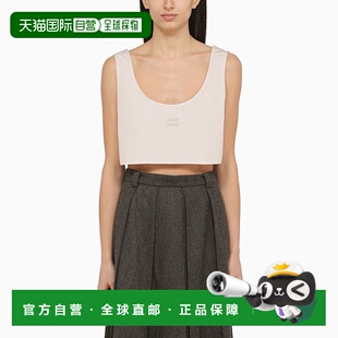 缪缪 Miu 女士 无袖 MT1982OOO10RG吊带 1h可退 背心 潮奢