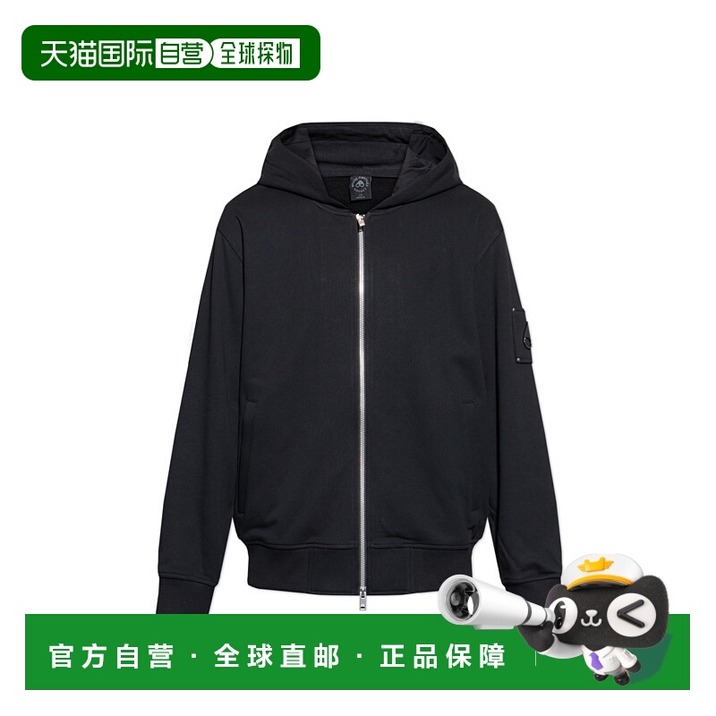 1h可退 MOOSE KNUCKLES 男士卫衣 M35MS6090292 AW2025 黑色