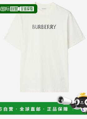 BURBERRY 男士T恤 8122389CHALK SS2026 白色