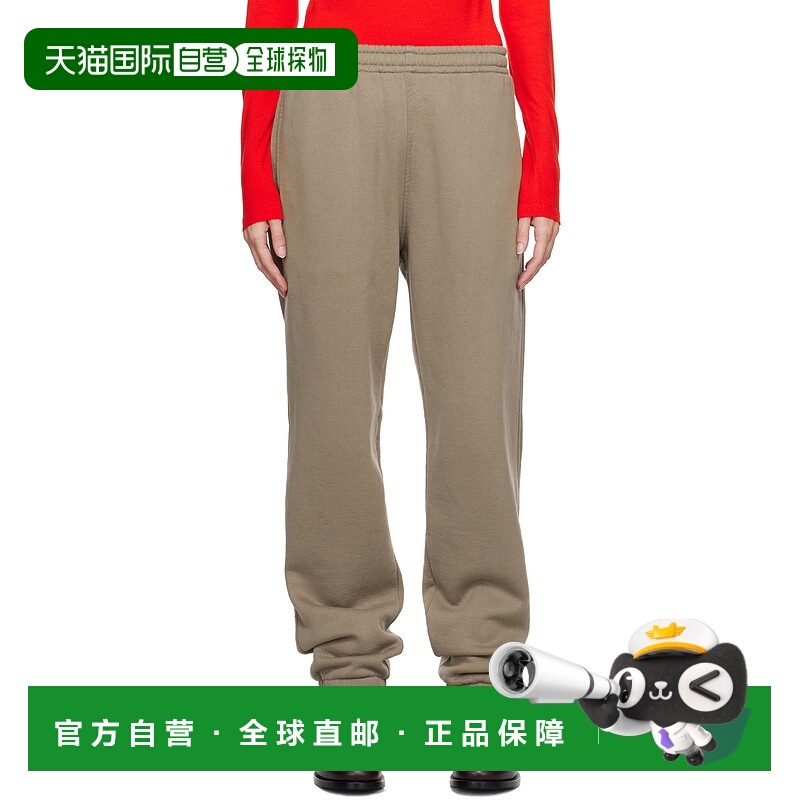 1h可退 潮奢 AURALEE 女士 棕色 Smooth Soft 运动裤 A24AP07TU