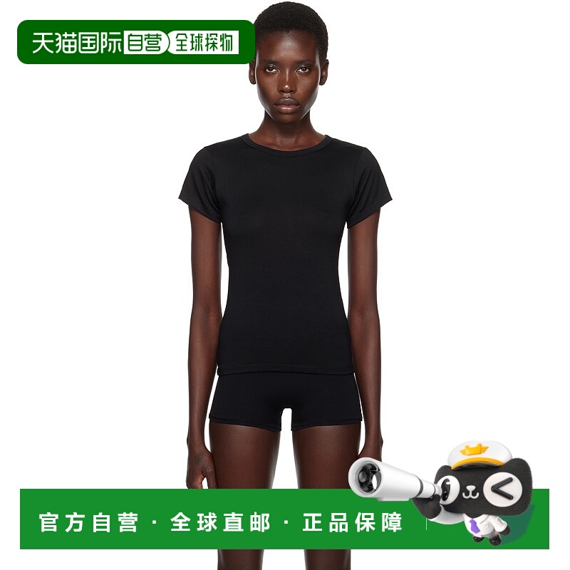 潮奢 Tom Ford 汤姆 福特 女士 黑色 Fitted Crewneck Short Slee