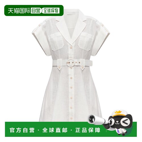 1h可退 ZIMMERMANN 女士连衣裙 1010DRS261IVO SS2026 白色