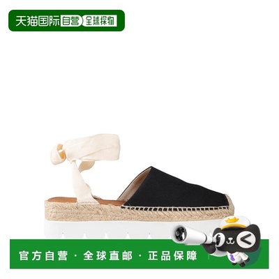 潮奢 Marni 玛尼 女士 帆布面凉鞋 black黑色 舒适时尚