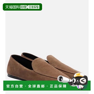 1h可退 潮奢 The Row 女士 绒面革乐福鞋 brown棕色 舒适时尚