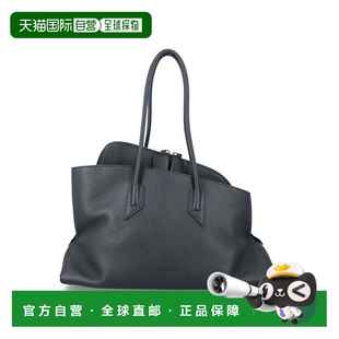 Attico The 女士 中号粒纹皮革手提 1h可退 Passeggiata 潮奢