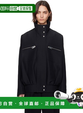 1h可退 潮奢 KHAITE 女士 黑色 Ayman 飞行员夹克 6168576200BL