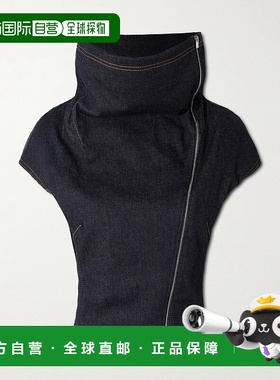 1h可退 潮奢 Jacquemus 女士 Pasante de-Nîmes 刺绣牛仔上衣 25H