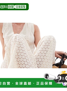 1h可退 潮奢 ASOS 女士 Jeanie 设计藏趾铆钉帆布面凉鞋(黑色)