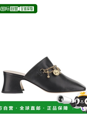 CHLOÉ 女士芭蕾乐福鞋 C25A11ERI001 AW2025 黑色 Charms高跟穆勒