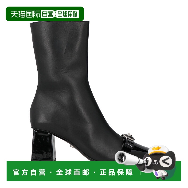 1h可退 潮奢 Versace 范思哲 女士 脚踝靴 black黑色 舒适时尚