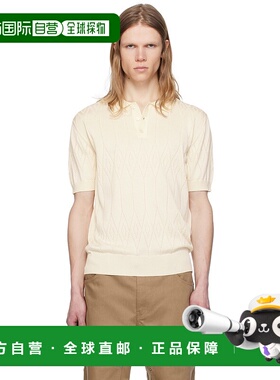 1h可退 潮奢 GOLDEN GOOSE 男士 灰白色 Short Sleeve Argyle Pol