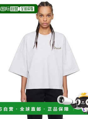 1h可退 潮奢 Jacquemus 女士 灰色 The Corto T 恤 25E251JS21621