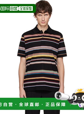 1h可退 潮奢 Paul Smith 保罗 史密斯 男士 黑色 Signature Strip