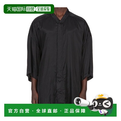 RICK OWENS 男士衬衫 RU01F2238N09 SS2026 黑色 TEMPLE SS JUMBO