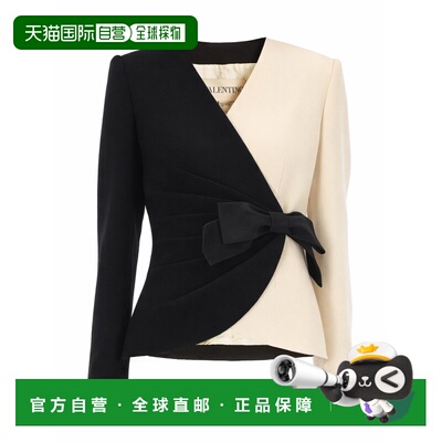 VALENTINO 女士夹克 7B0CE5209Q0TB1 AW2025 黑色 WOOL JACKET