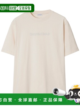 BURBERRY 男士T恤 80978741 SS2025 白色 BURBERRY men's T-shirt