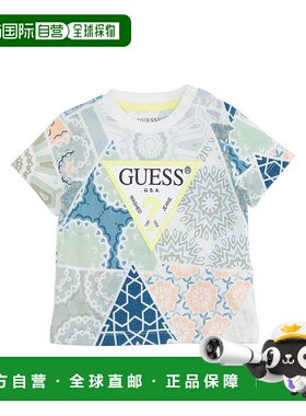 1h可退 潮奢 Guess 盖尔斯 婴儿 T恤童装 green绿色 舒适时尚