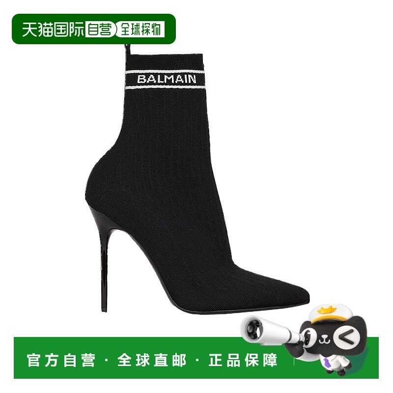 1h可退 BALMAIN 女士高跟鞋 CN0TA641TSKT0PA AW2024 黑色 Skye
