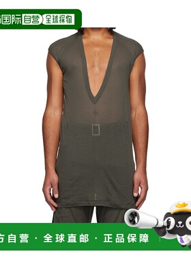 RICK OWENS 男士T恤 RU02E1157UC25 AW2025 绿色 Concordians Dyl