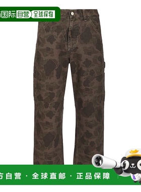 CARHARTT WIP 男士休闲裤 I0338963ELGD SS2025 灰色直筒裤