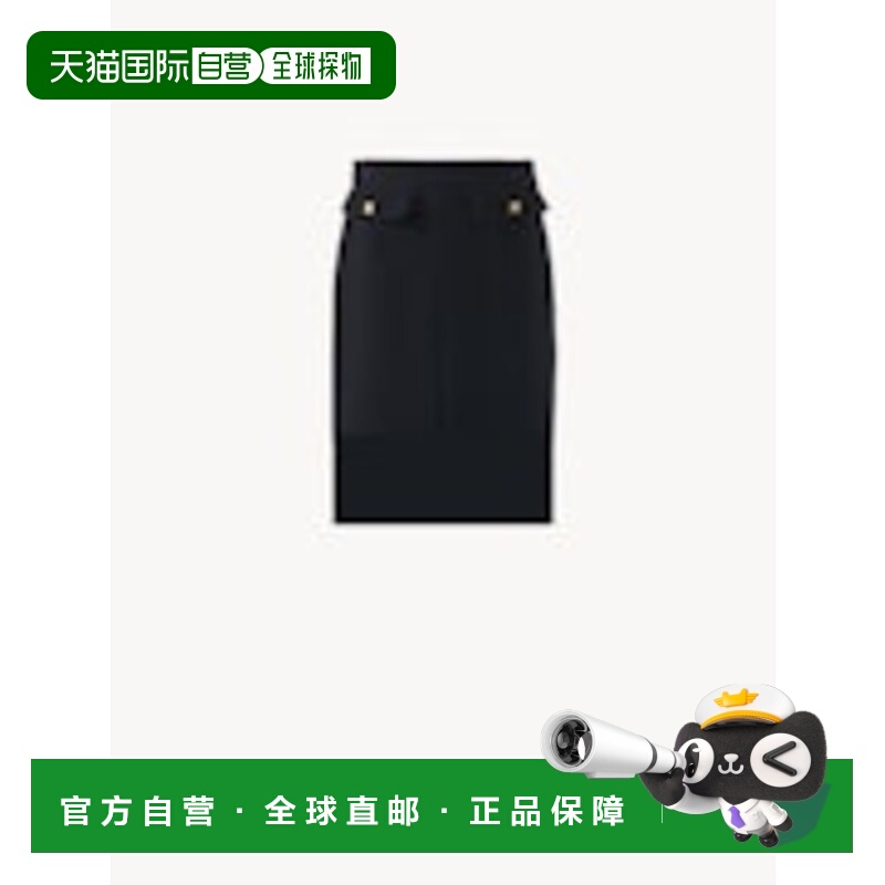 1h可退 CHLOÉ 女士半身裙 CH25AJU10935001 AW2025 黑色 Boucl Wo