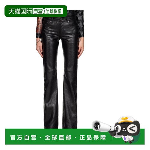 1h可退 ACNE STUDIOS 女士休闲裤 AK0693900 AW2023 黑色牛仔裤