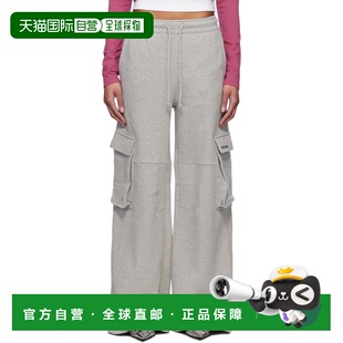 女士休闲裤 抽绳休闲裤 WDTA025760WMG 灰色 SS2025 WE11DONE