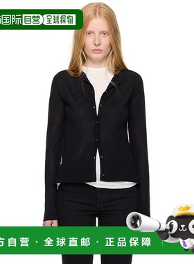 1h可退 潮奢 TOTÊME 女士 黑色 Fine Knit 开衫 243WRT0329YA0079