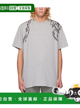 【99新未使用】ALEXANDER MCQUEEN 男士T恤 727280QUZ190902 SS20