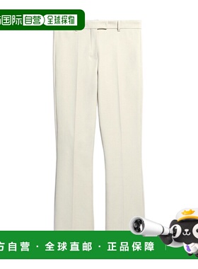 MAX MARA 女士休闲裤 9136032906026 SS2023 白色 弹力棉混纺长裤