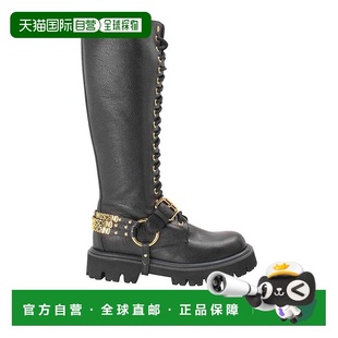 26024G1HMW0000 女士靴子 AW2023 黑色 Met 1h可退 Maxi MOSCHINO