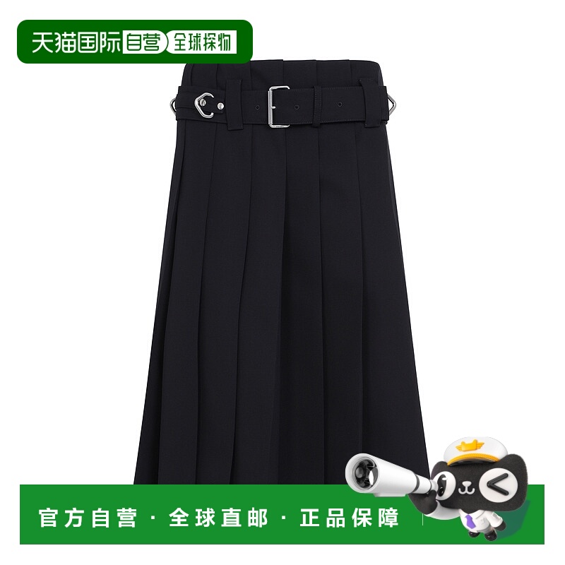 1h可退 潮奢 Prada 普拉达 女士 褶裥半身裙 P184YHSOOO108N