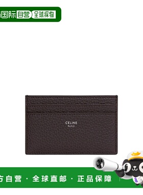 CELINE 男士卡包 10N763GTH19ES AW2025 深棕色 图案卡夹