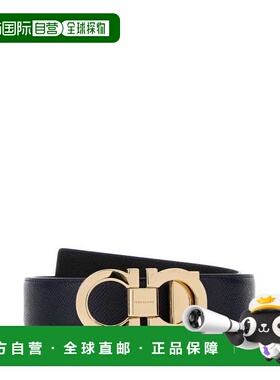 SALVATORE FERRAGAMO 男士腰带 679535780164BLACKBLUE菲拉格慕