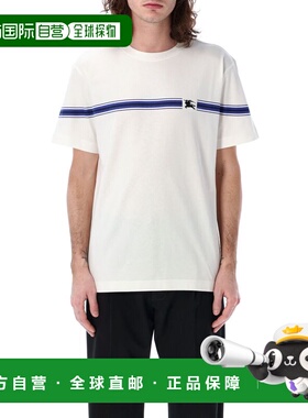 BURBERRY 男士T恤 8090436B7347 SS2025 白色 HS24-MW-SIC-2.6.10