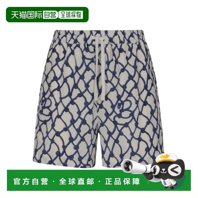 BURBERRY 女士短裤 8107044C2555 SS2025 花色休闲裤